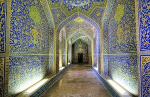 Isfahan Sheikh Lotfollah mosque interior