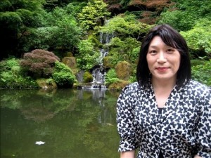 Pauline Park in the Japanese Garden in Portland