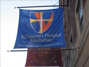 St. Vincent's Hospital Manhattan (flag)