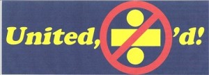 United ENDA bumper sticker
